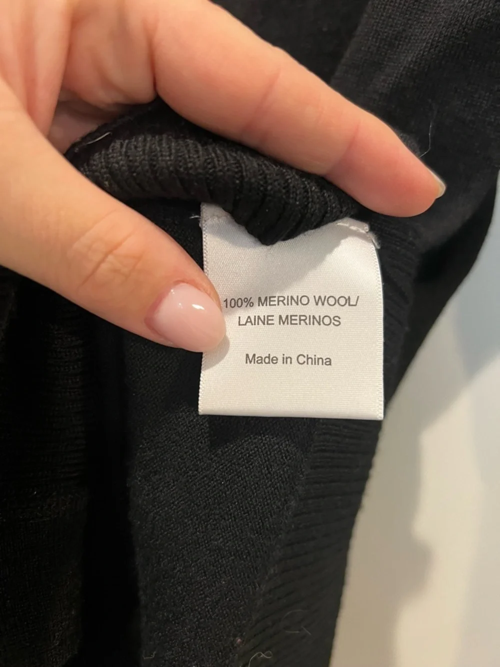 Tory Burch Black Merino Wool Logo Button Cardigan Size M